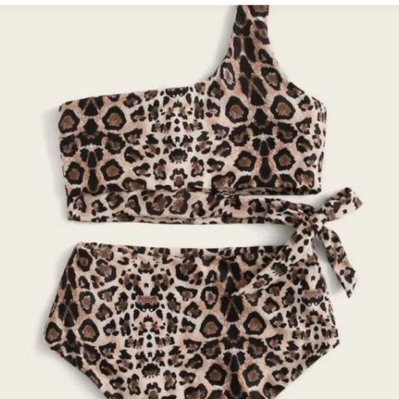 Leopard Tie Bikini - Picture 3 of 6